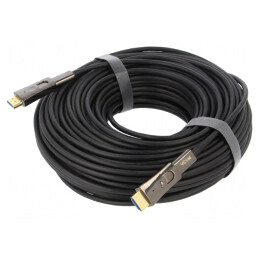 Cablu HDMI 2.0 Optic 40m Negru | Electronic-mag.ro | Componente Electronice