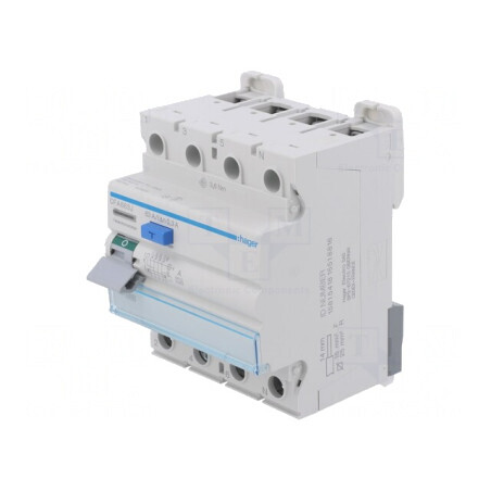Întrerupător diferențial 63A 300mA 3P+N IP20 | Electronic-mag.ro | Componente Electronice
