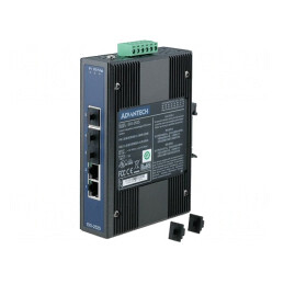 Switch Ethernet neadministrabil 5 porturi 12-48VDC | Electronic-mag.ro | Componente Electronice