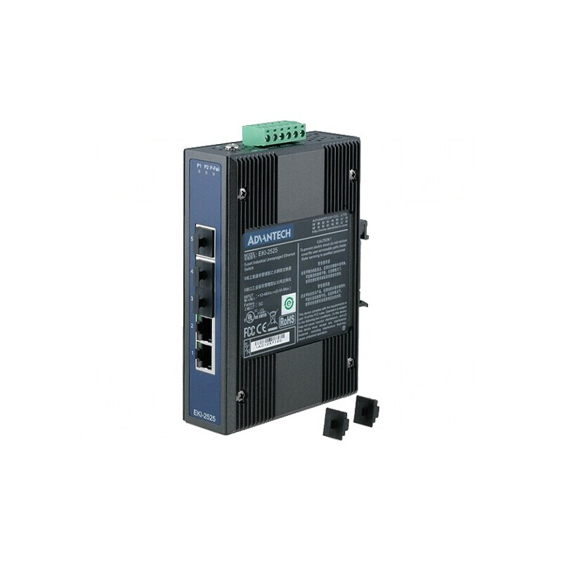 Switch Ethernet neadministrabil 5 porturi 12-48VDC | Electronic-mag.ro | Componente Electronice