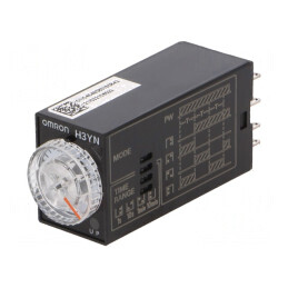 Timer Electric 0,1s-10min DPDT 250VAC 5A 100-120VAC 8 PIN