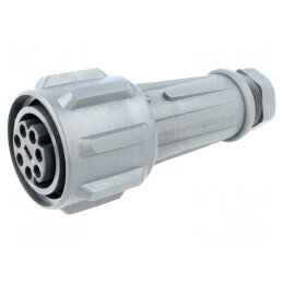 Conector Circular Mufă Mamă 7 PIN Filet Interior Rotire | Electronic-mag.ro | Componente Electronice