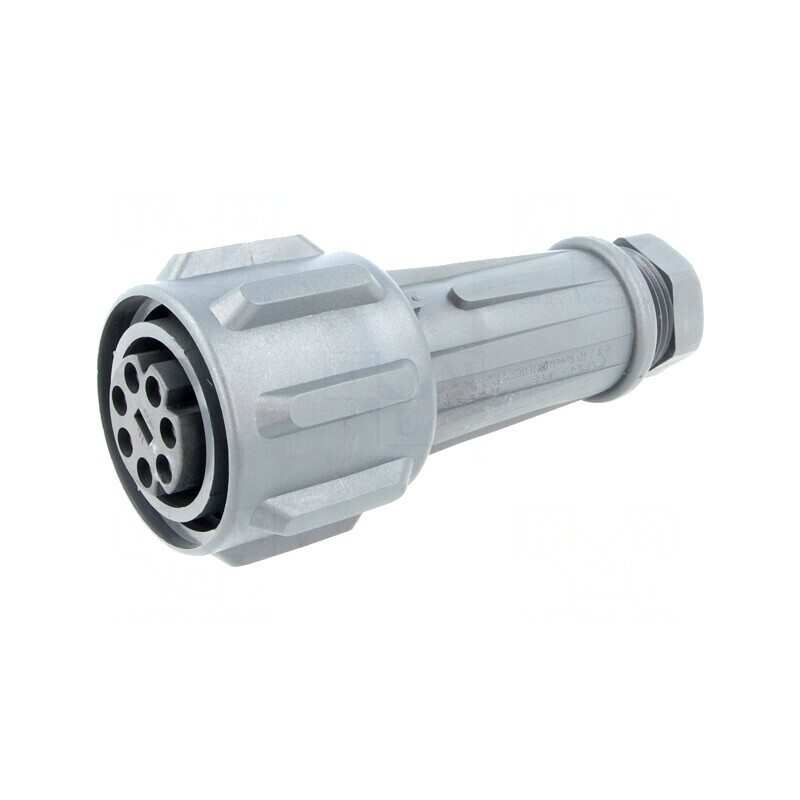 Conector Circular Mufă Mamă 7 PIN Filet Interior Rotire | Electronic-mag.ro | Componente Electronice