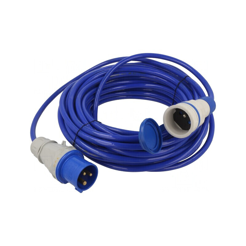 Prelungitor albastru 20m 16A 3x2,5mm2 | Electronic-mag.ro | Componente Electronice Prelungitor albastru 20m 16A 3x2,5mm2 | Electronic-mag.ro | Componente Electronice