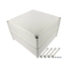 Carcasă Universală ABS Gri 278x278x180mm | Electronic-mag.ro | Componente Electronice