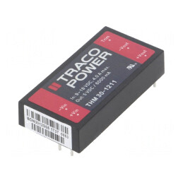 Convertor DC/DC 30W 9-18V la 5V 6A 2x1 THM 30-1211 | Electronic-mag.ro | Componente Electronice