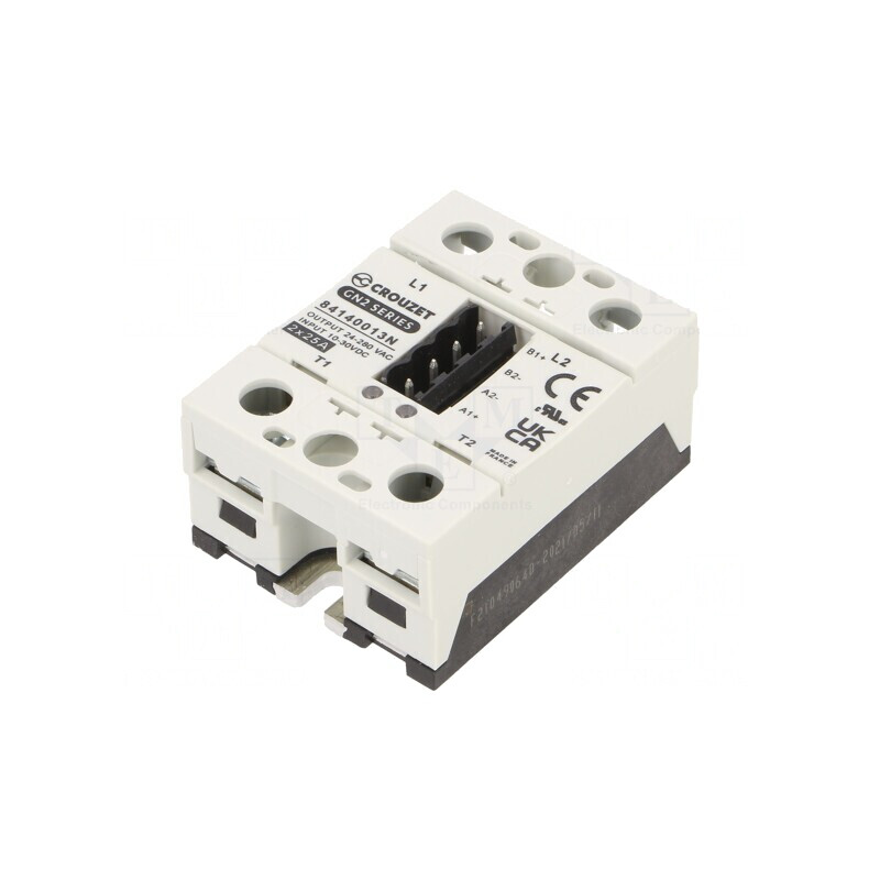 Releu Semiconductor 1-Fazat 25A 24-280VAC 10-30VDC | Electronic-mag.ro | Componente Electronice