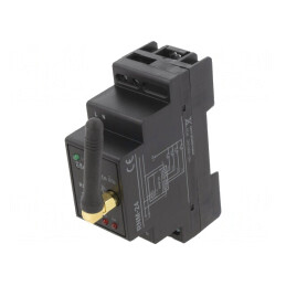 Emițător Fără Fir EXTA LIFE 230V IP20 pentru Șină DIN | Electronic-mag.ro | Componente Electronice