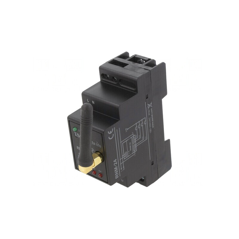 Emițător Fără Fir EXTA LIFE 230V IP20 pentru Șină DIN | Electronic-mag.ro | Componente Electronice