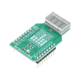Placă Prototip Matrice LED DOT MATRIX R CLICK | Electronic-mag.ro | Componente Electronice