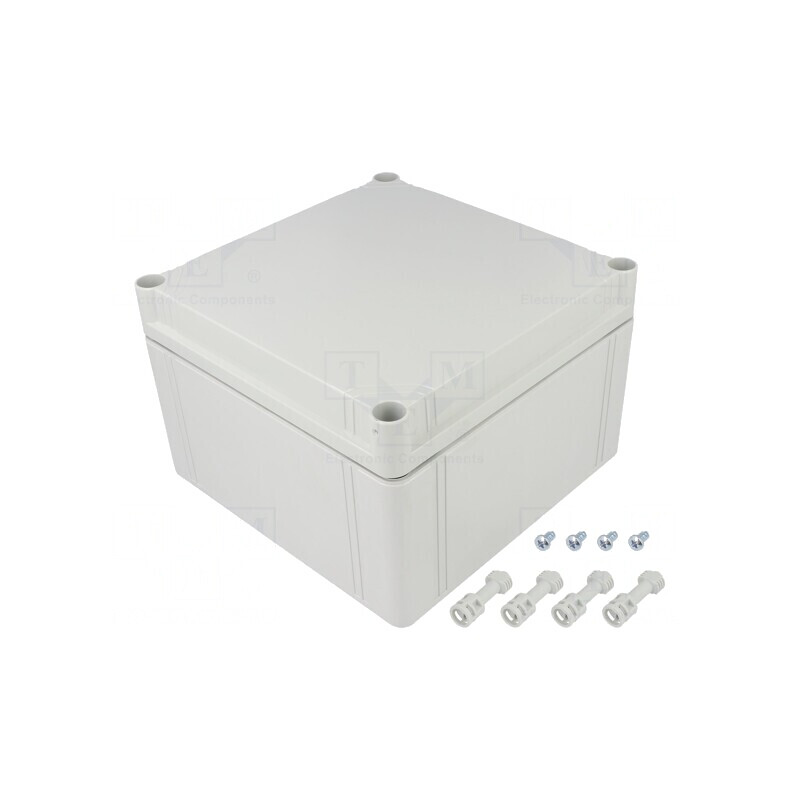 Carcasă Universală Policarbonat 200x200x132mm | Electronic-mag.ro | Componente Electronice