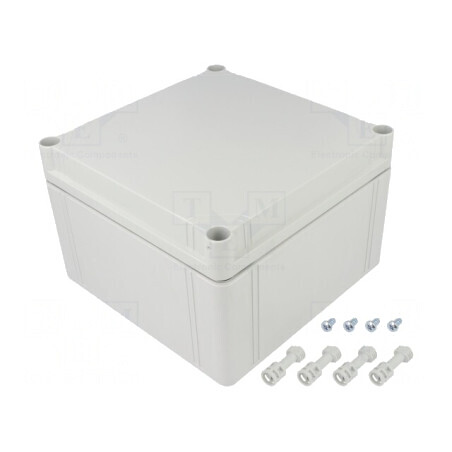 Carcasă Universală Policarbonat 200x200x132mm | Electronic-mag.ro | Componente Electronice