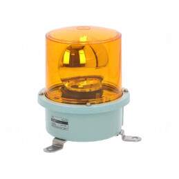 Semnalizator luminos rotativ ambră 24VDC IP66 | Electronic-mag.ro | Componente Electronice
