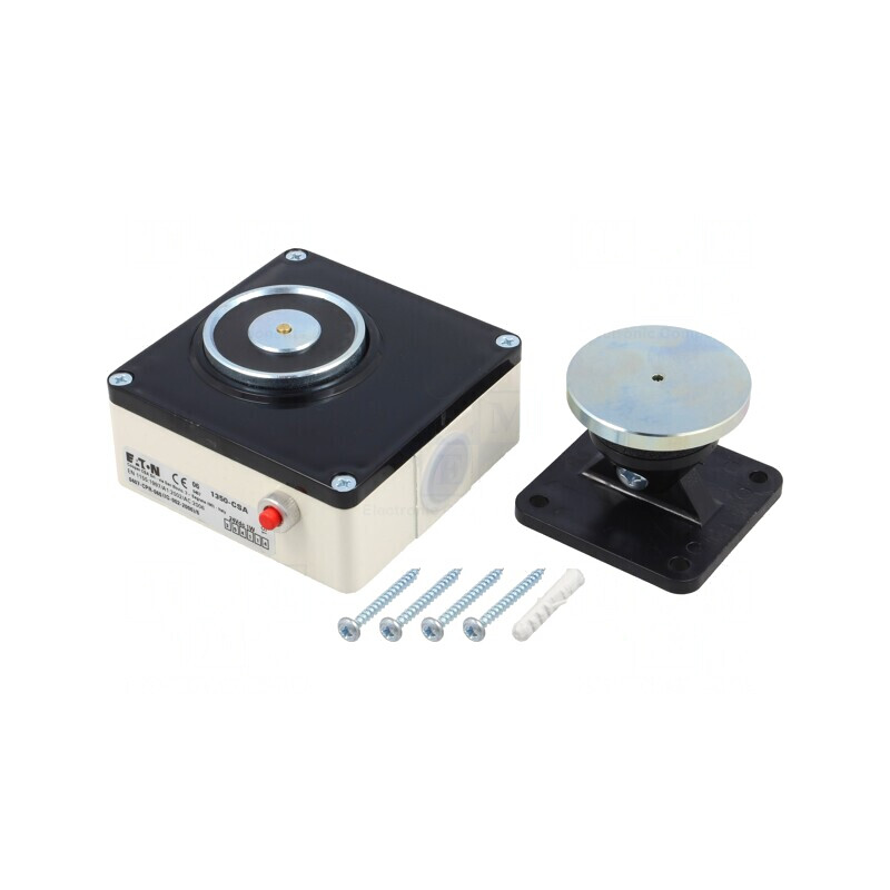 Electromagnet de Reținere 24VDC 390N IP40 | Electronic-mag.ro | Componente Electronice