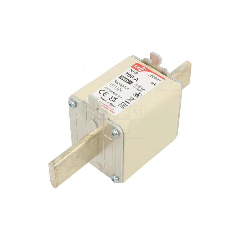 Siguranță NH2 700A 690VAC 550VDC Argintie | Electronic-mag.ro | Componente Electronice Siguranță NH2 700A 690VAC 550VDC Argintie | Electronic-mag.ro | Componente Electronice