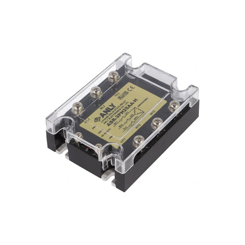 Releu semiconductor 25A 3-fazat 48-480VAC | Electronic-mag.ro | Componente Electronice