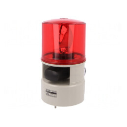 Semnalizator Luminos și Acustic 24VDC Sirenă și Lumină Rotativă | Electronic-mag.ro | Componente Electronice
