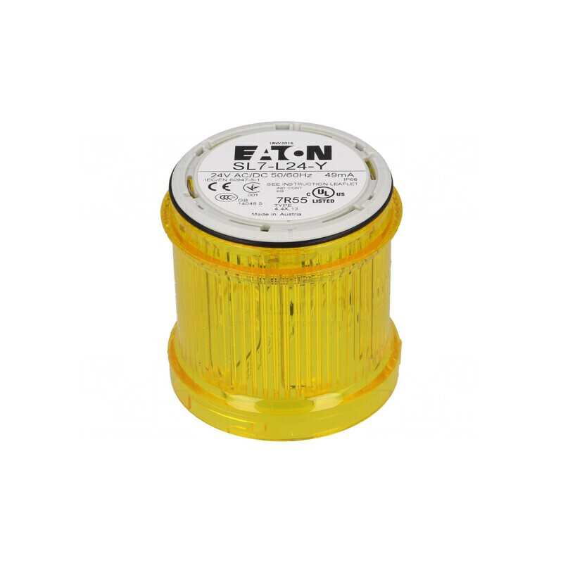 Semnalizator LED Galben 18-30VDC 18-26VAC IP66 | Electronic-mag.ro | Componente Electronice