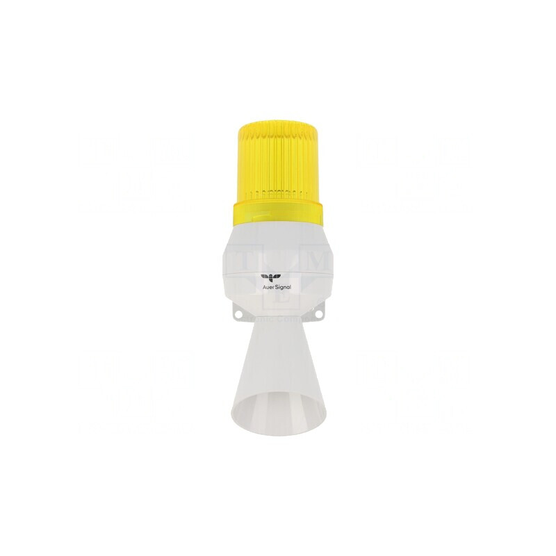 Semnalizator luminos-acustic 24VDC galben IP43 | Electronic-mag.ro | Componente Electronice