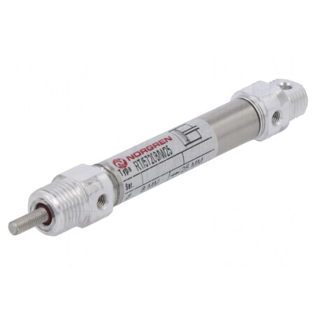 Cilindru pneumatic rotund 8mm x 25mm | Electronic-mag.ro | Componente Electronice