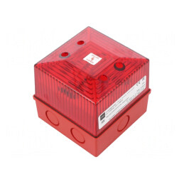 Semnalizator Lumină Flash Roșie 230V IP65 | Electronic-mag.ro | Componente Electronice