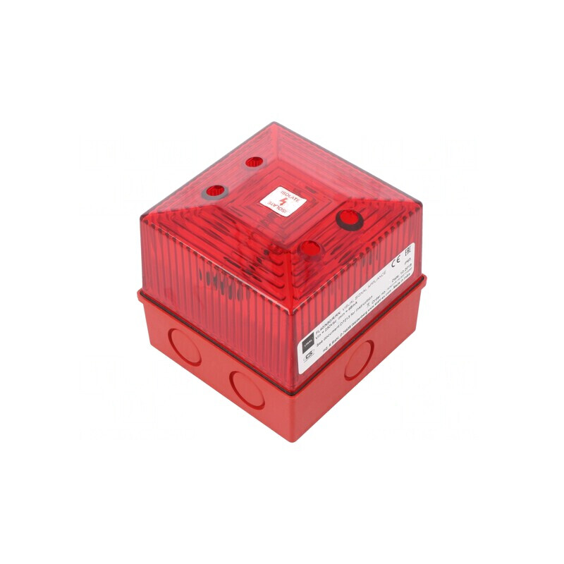 Semnalizator Lumină Flash Roșie 230V IP65 | Electronic-mag.ro | Componente Electronice