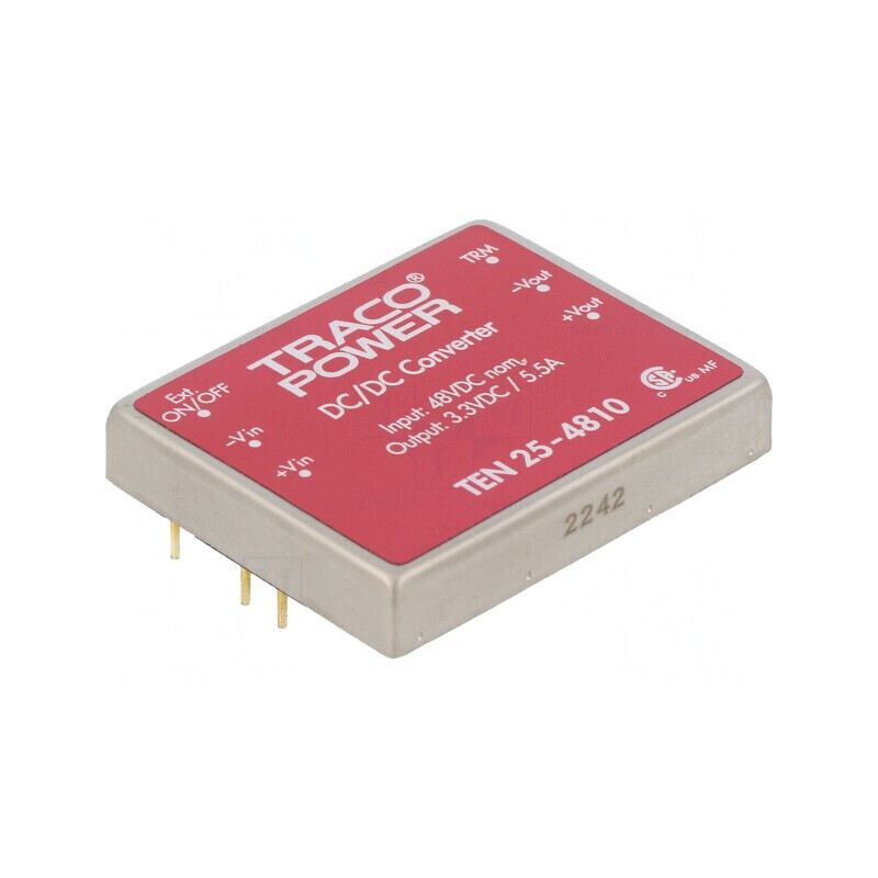 Convertor DC/DC 25W 36-75V la 3.3V 5500mA | Electronic-mag.ro | Componente Electronice