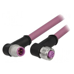Cablu Senzori Automatizări PIN 4 M12-M12 10m Mufă | Electronic-mag.ro | Componente Electronice