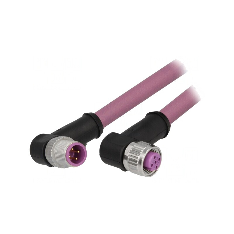 Cablu Senzori Automatizări PIN 4 M12-M12 10m Mufă | Electronic-mag.ro | Componente Electronice