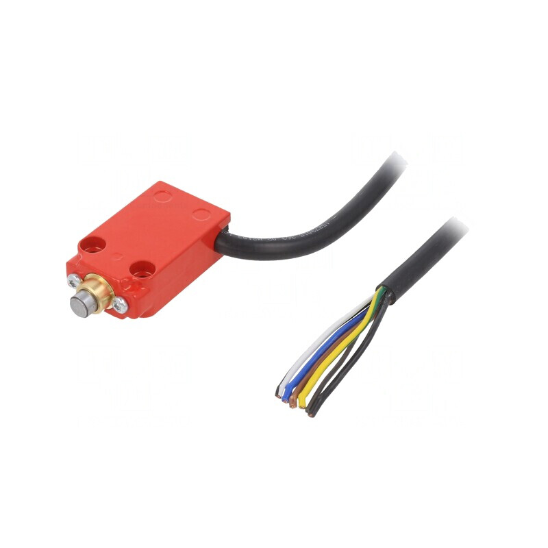 Limitator cursă bolţ Ø8mm NO NC 10A 250VAC cablu 2m | Electronic-mag.ro | Componente Electronice