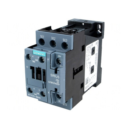 Contactor 3P 24VDC 17A 3RT2025-1BB40 | Electronic-mag.ro | Componente Electronice