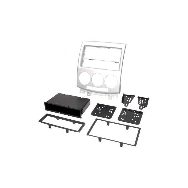 Cadru radio argintiu Mazda 2 ISO | Electronic-mag.ro | Componente Electronice