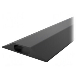Protecție cabluri PVC 83mm x 3m neagră | Electronic-mag.ro | Componente Electronice