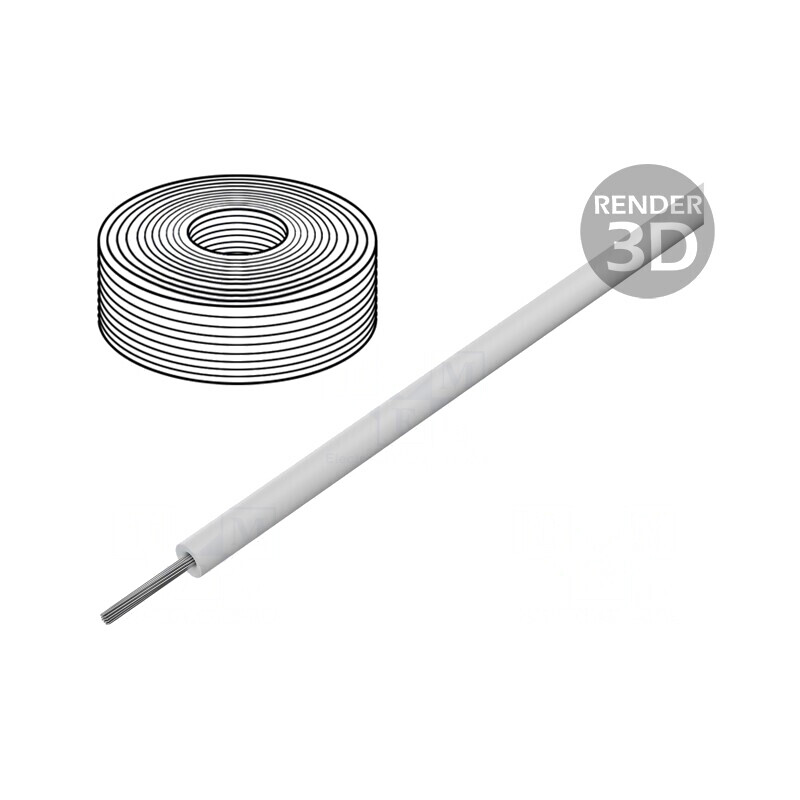 Cablu Silicon Alb 10AWG 7,5m 150°C 600V | Electronic-mag.ro | Componente Electronice Cablu Silicon Alb 10AWG 7,5m 150°C 600V | Electronic-mag.ro | Componente Electronice