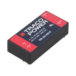 Convertor DC/DC 20W 36-75V la 24V 840mA TRI 20-4815 | Electronic-mag.ro | Componente Electronice