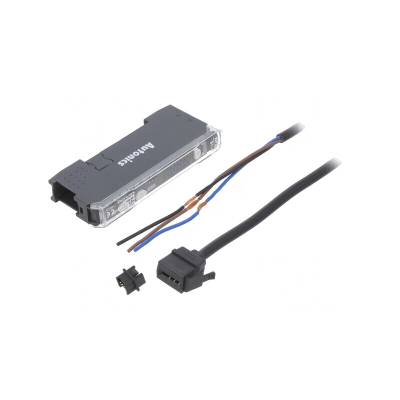 Amplificator Fibra Optică PNP cu Cablu 2m IP40 | Electronic-mag.ro | Componente Electronice