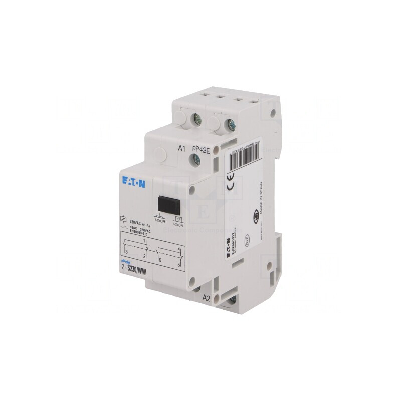 Releu bistabil de impulsuri DPDT 16A IP20 | Electronic-mag.ro | Componente Electronice