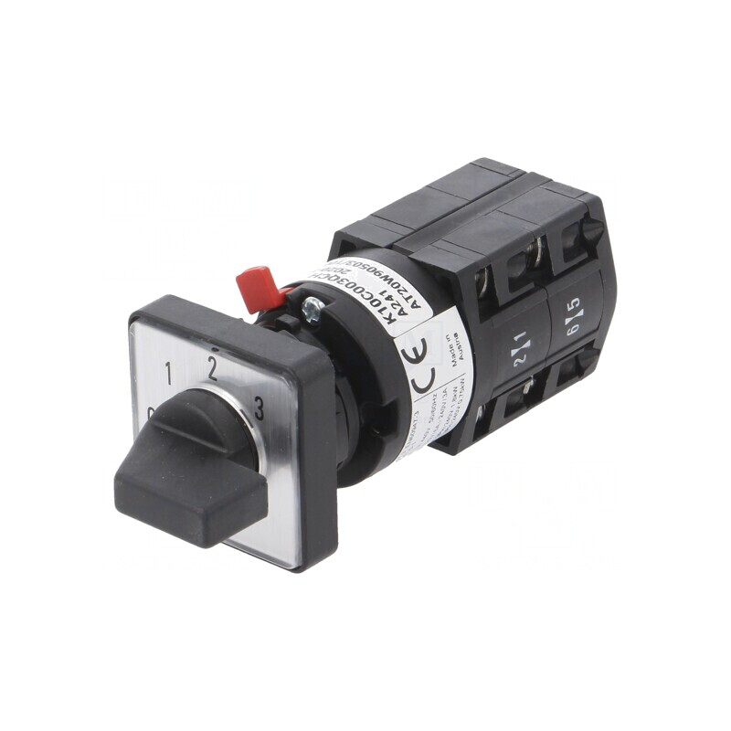 Comutator cu Came 10A 0-1-2-3 pentru Încastrare | Electronic-mag.ro | Componente Electronice