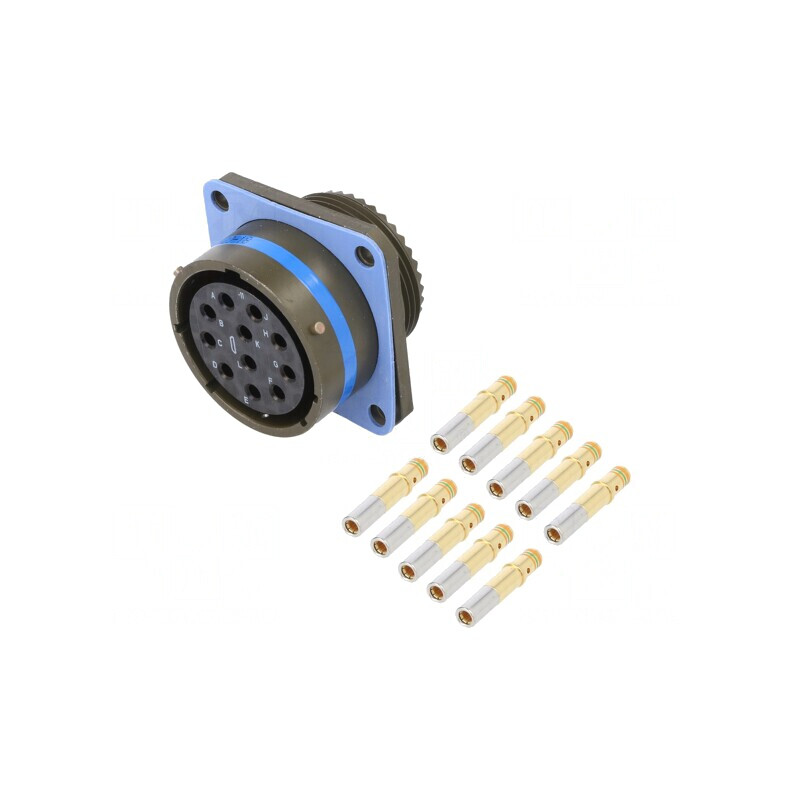 Conector Militar Soclu Mamă Aurit 21mm 23A | Electronic-mag.ro | Componente Electronice