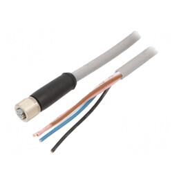 Cablu Conectare M12 5 Pin 5m 63VDC PUR | Electronic-mag.ro | Componente Electronice