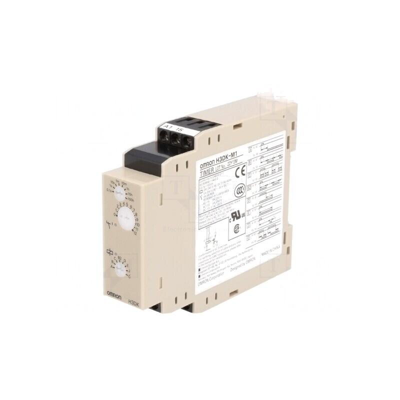 Timer 0.1s-1200h SPDT 250VAC 5A 24-240V AC/DC | Electronic-mag.ro | Componente Electronice