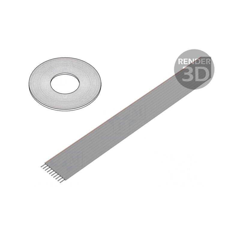 Cablu Bandă PVC 10x28AWG 100FT | Electronic-mag.ro | Componente Electronice Cablu Bandă PVC 10x28AWG 100FT | Electronic-mag.ro | Componente Electronice