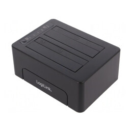 Stație de Andocare USB Neagră QP0028