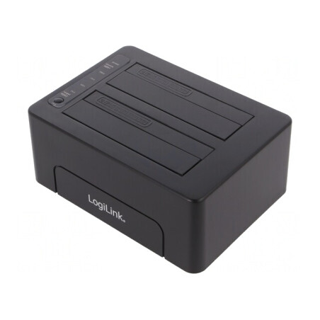 Stație de Andocare USB Neagră QP0028 | Electronic-mag.ro | Componente Electronice