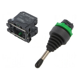 Joystick Comutator 22mm Negru 1NOx2 IP66 | Electronic-mag.ro | Componente Electronice