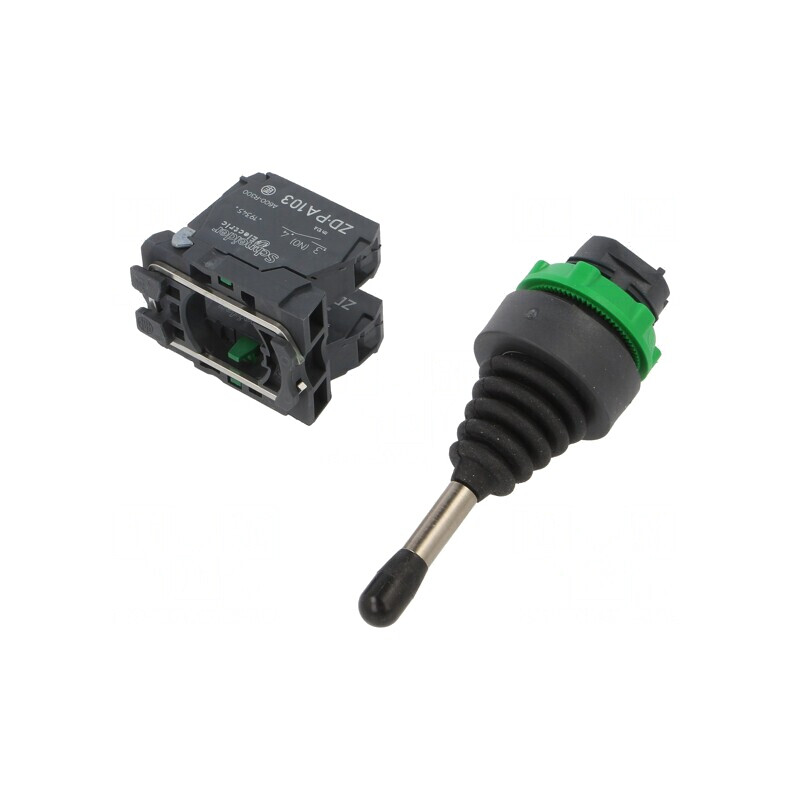 Joystick Comutator 22mm Negru 1NOx2 IP66 | Electronic-mag.ro | Componente Electronice