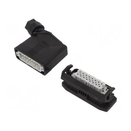Conector HDC tată mamă 250V 16A 16 pini 16PE | Electronic-mag.ro | Componente Electronice