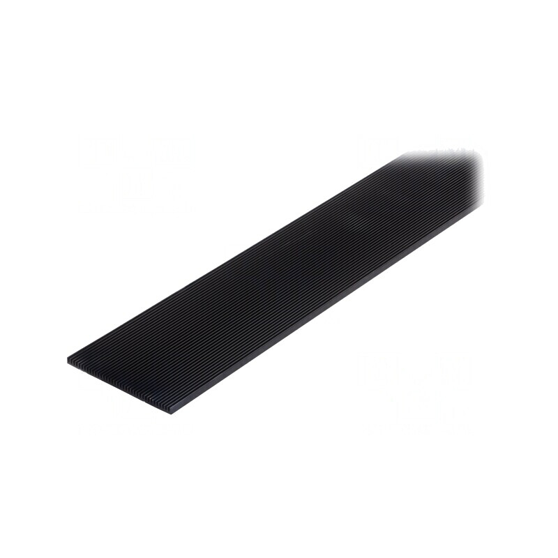 Radiator extrudat negru 1000mm x 90mm x 5mm | Electronic-mag.ro | Componente Electronice