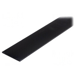 Radiator extrudat negru 1000mm x 90mm x 5mm | Electronic-mag.ro | Componente Electronice