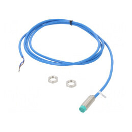Senzor Inductiv NC 0-4mm M12 Cablu 2m 800Hz | Electronic-mag.ro | Componente Electronice
